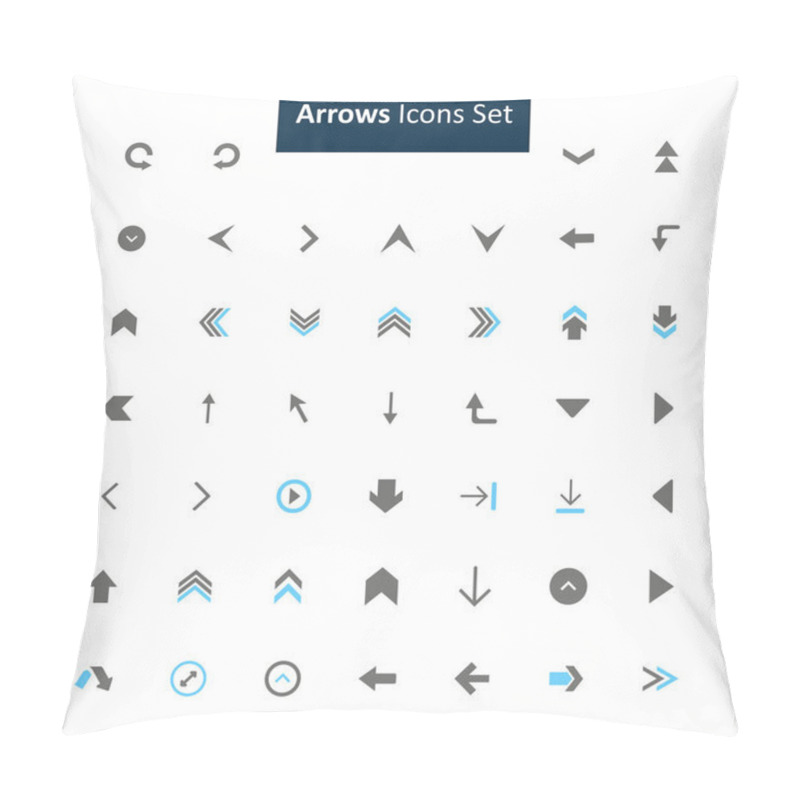 Personality  Arrows Icon Set Pillow Covers