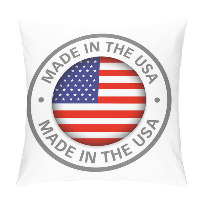 Personality  Made In America Flag Icon Pillow Covers