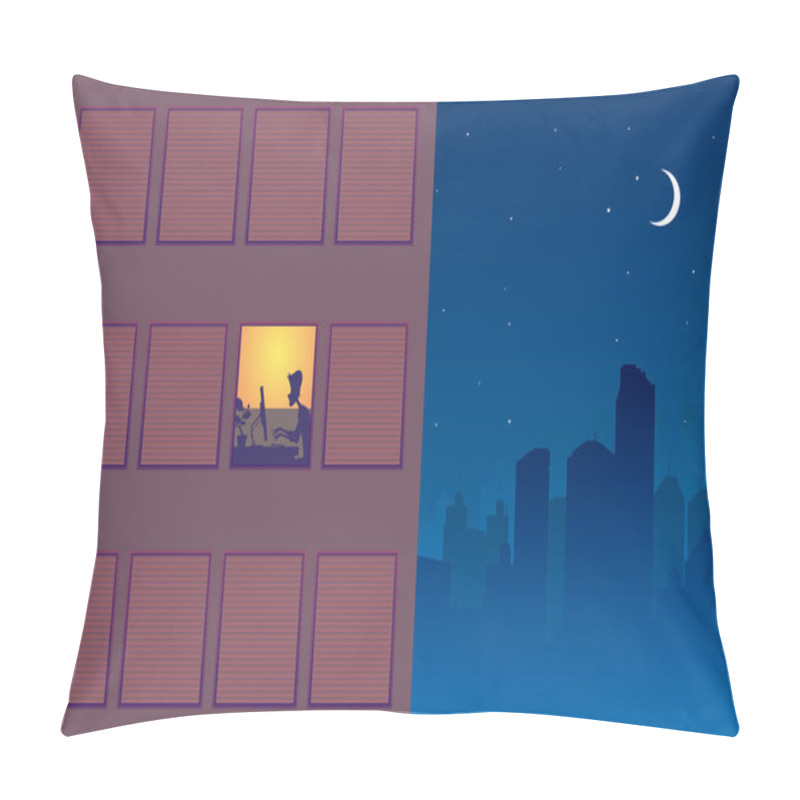 Personality  Working Overtime Pillow Covers