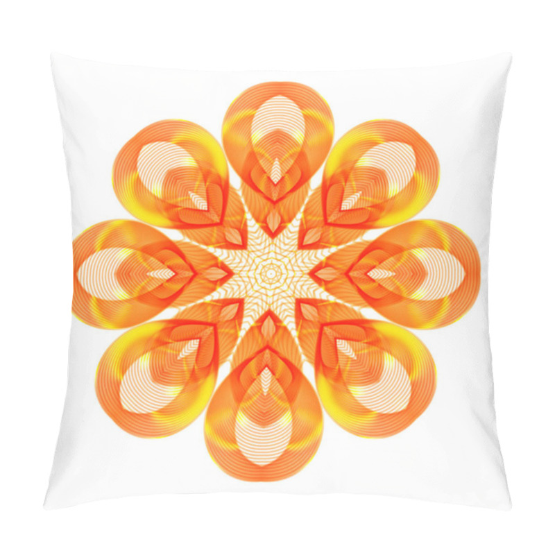 Personality  Abstract Design Element On White Background.  Pillow Covers