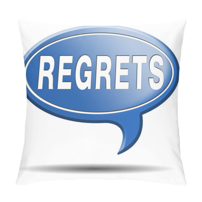 Personality  Regrets Icon Pillow Covers