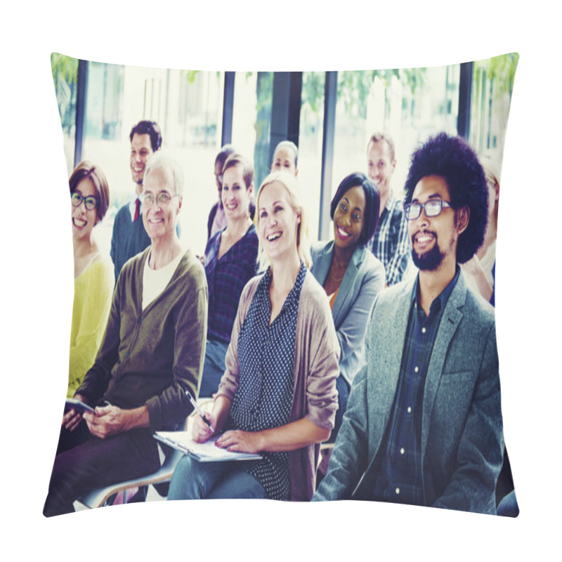 Personality  People On Seminar Training Concept Pillow Covers