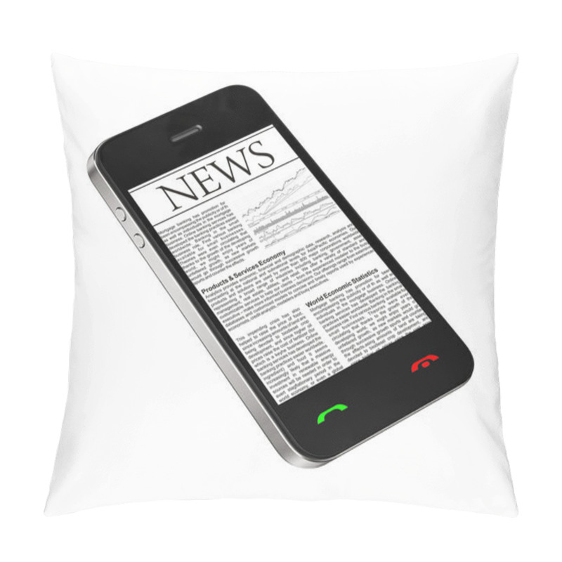 Personality  News On Mobile Phone Pillow Covers