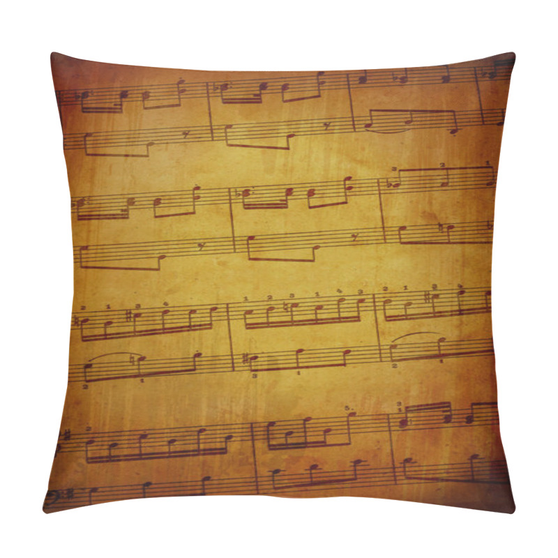 Personality  Abstract Grungy Music Theme Pillow Covers