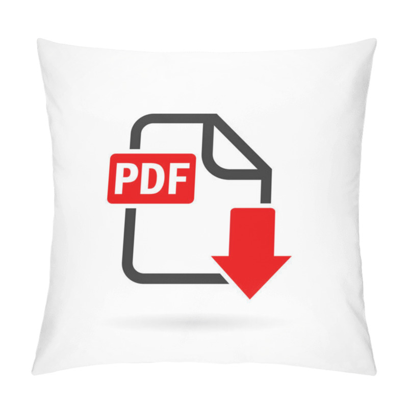 Personality  Download Pdf File Icon Pillow Covers