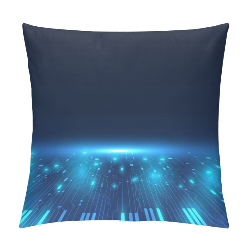 Personality  Circuit Board Technology Background Pillow Covers