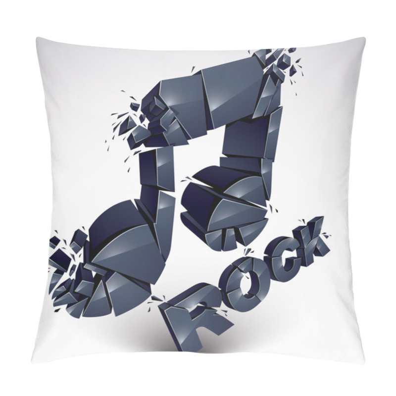 Personality  Black Musical Note Pillow Covers