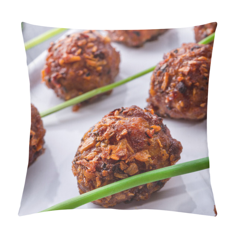 Personality  Spicy Meatballs Pillow Covers