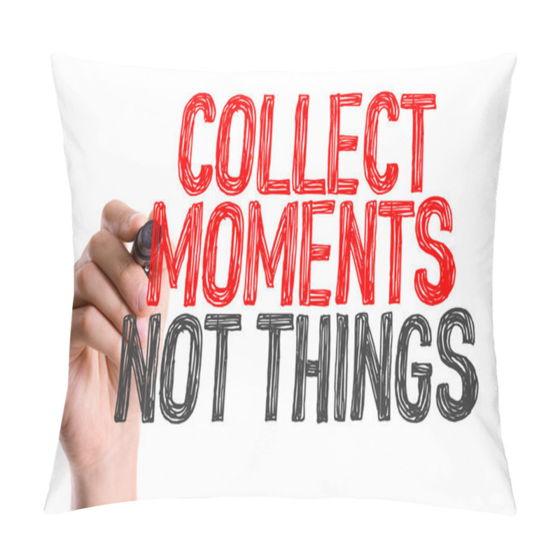 Personality  Hand With Marker Writing Text Pillow Covers