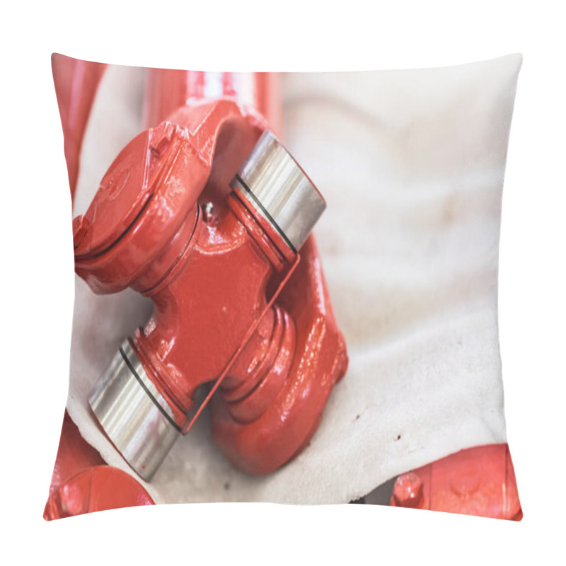 Personality  New Combine Parts At Modern Industrial Factory Pillow Covers