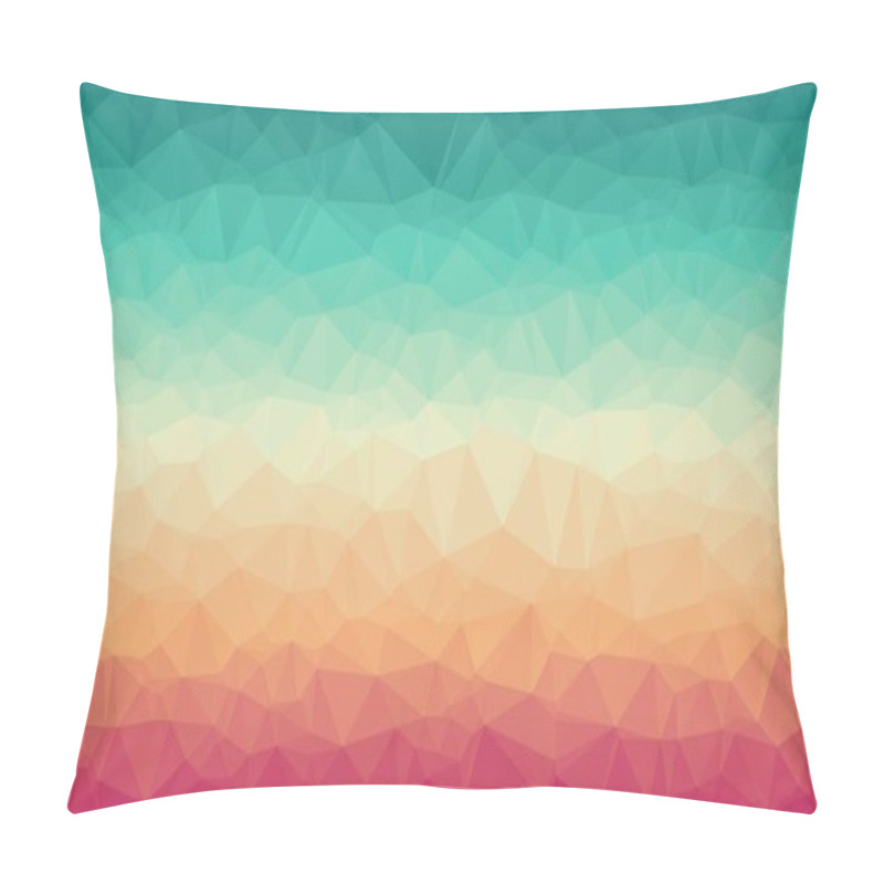 Personality  Creative Prismatic Background With Polygonal Pattern Pillow Covers