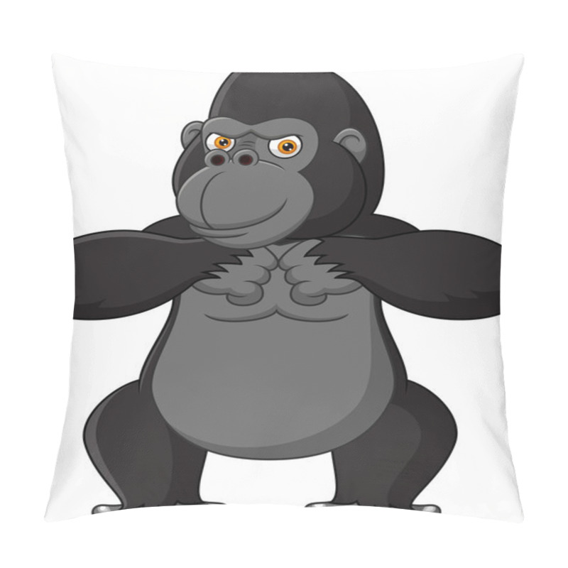 Personality  Strong Gorilla Cartoon Pillow Covers