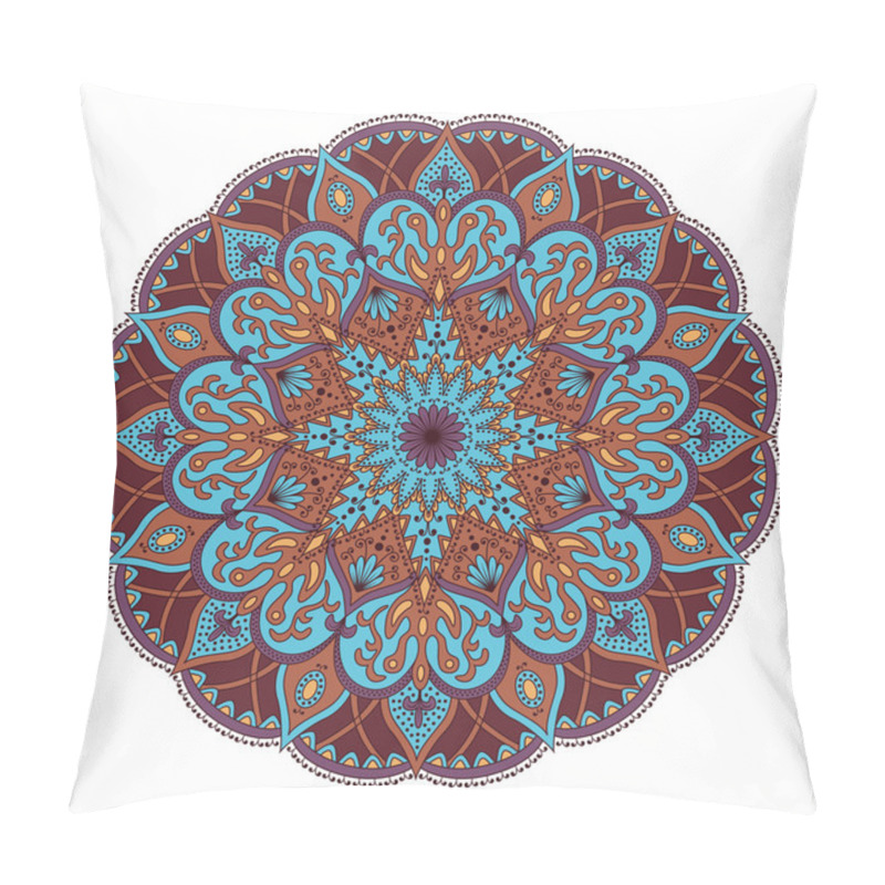 Personality  Oriental Round Pattern Pillow Covers