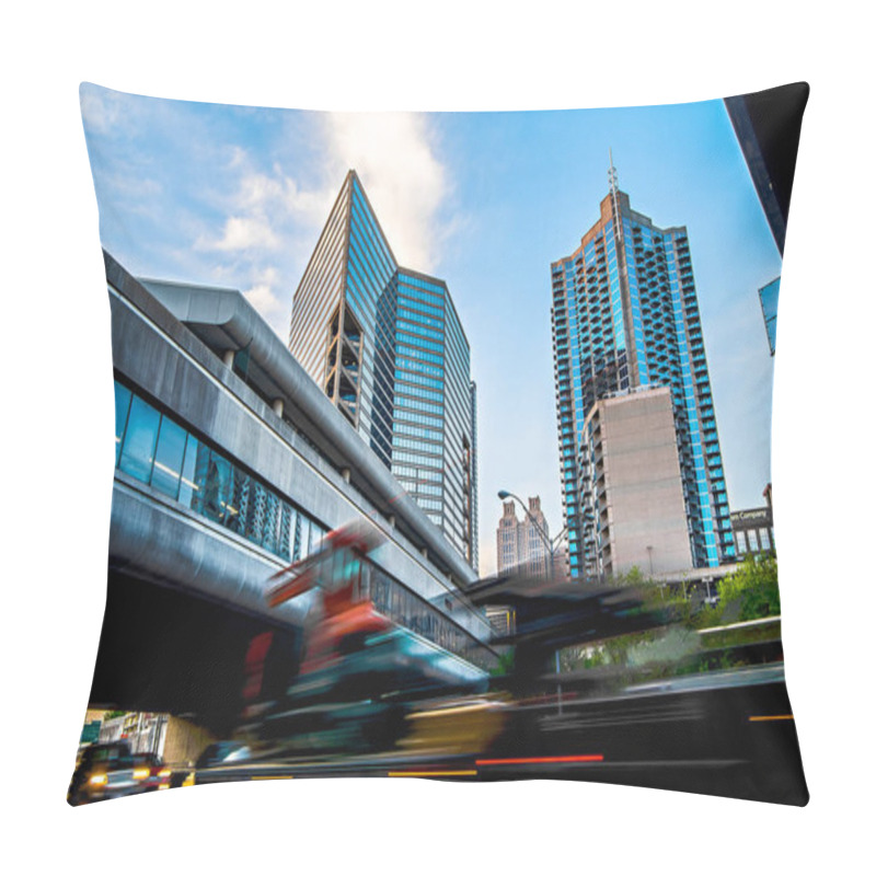 Personality  Atlanta Georgia City Skyline Early Morning Pillow Covers