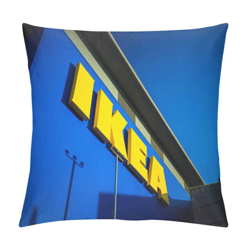 Personality  BLETCHLEY,UK - NOVEMBER 14TH, 2017: IKEA Bletchley Store. IKEA Is The World's Largest Furniture Retailer And Sells Ready To Assemble Furniture Pillow Covers