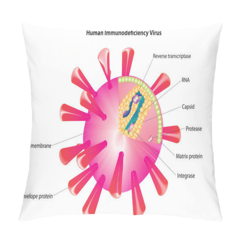 Personality  HIV - The Human Immunodeficiency Virus Pillow Covers