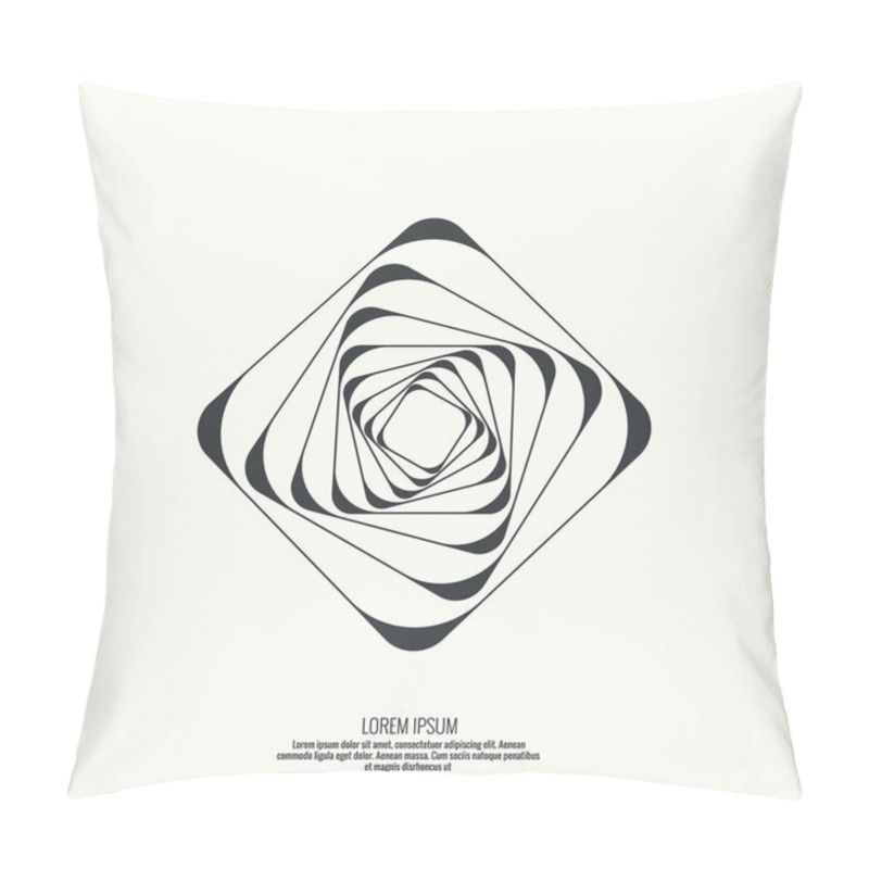 Personality  Abstract Background With Geometric Shapes Pillow Covers