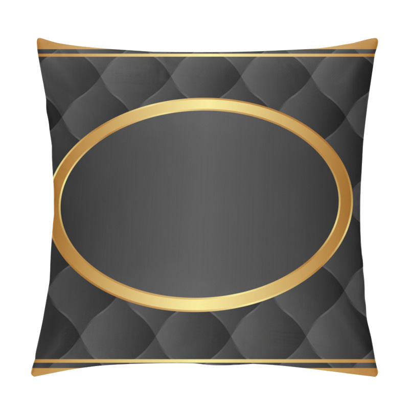 Personality  Black Gold Background Pillow Covers