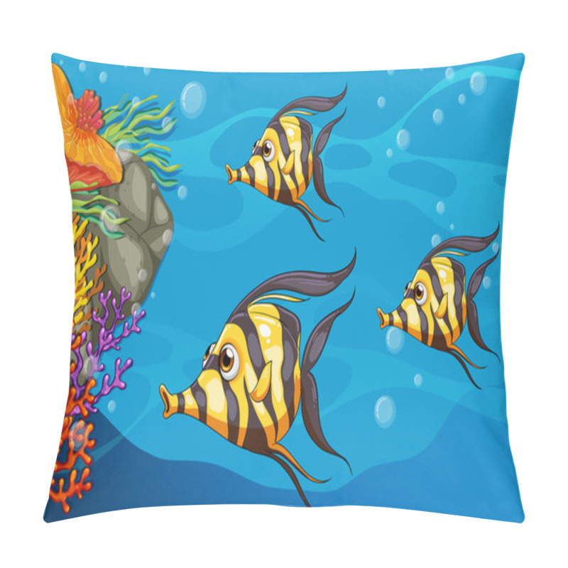 Personality  Three Fish Pillow Covers