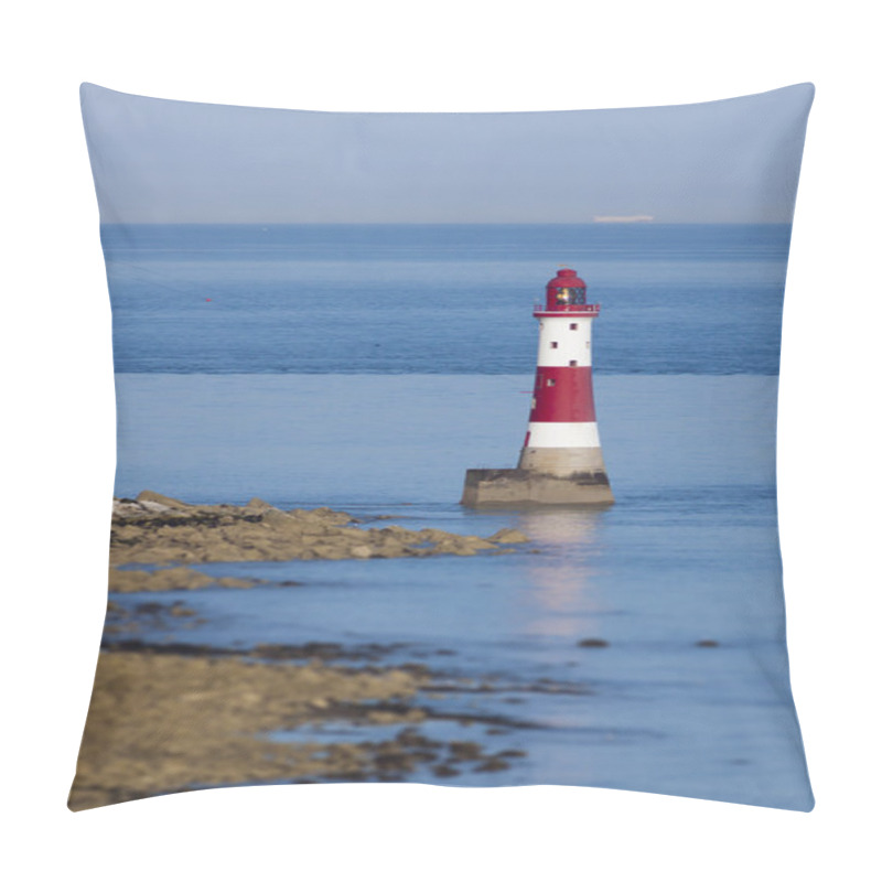 Personality  Beachy Head Lighthouse And Calm Seas Pillow Covers