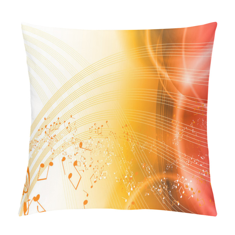 Personality  Red Music Pillow Covers