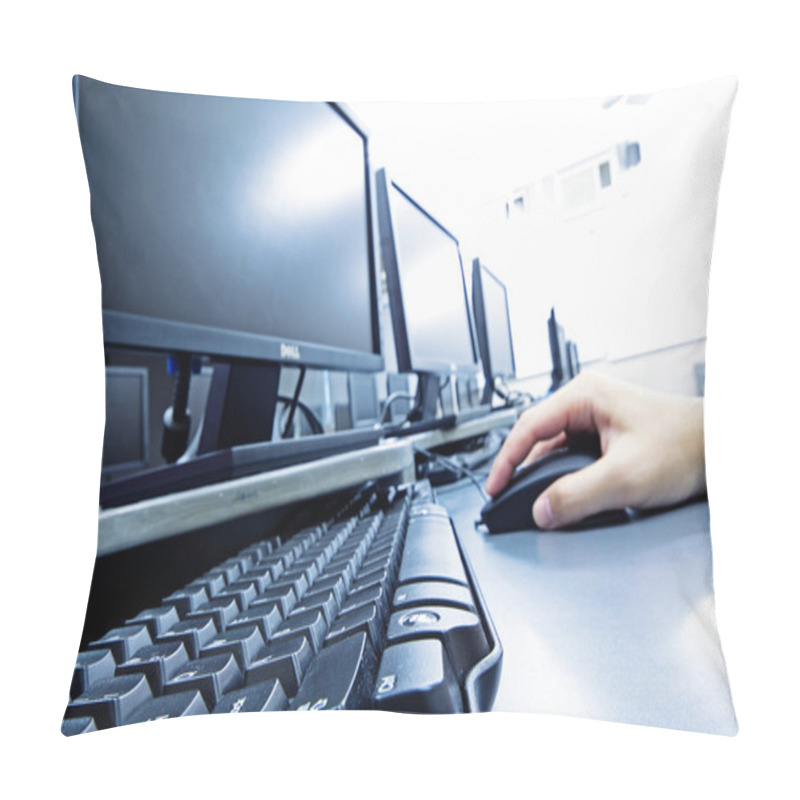 Personality  Using The Computer Pillow Covers