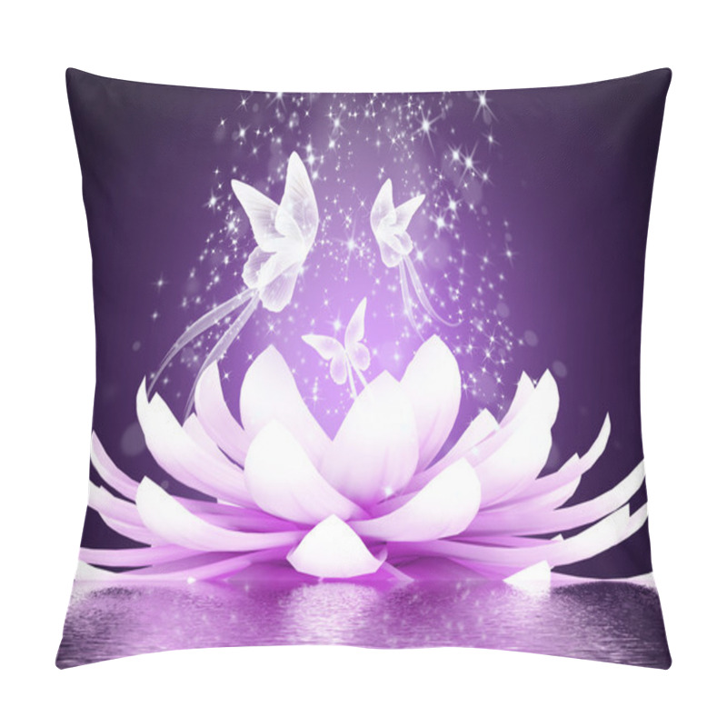 Personality  Beautiful Lotus Flower Pillow Covers