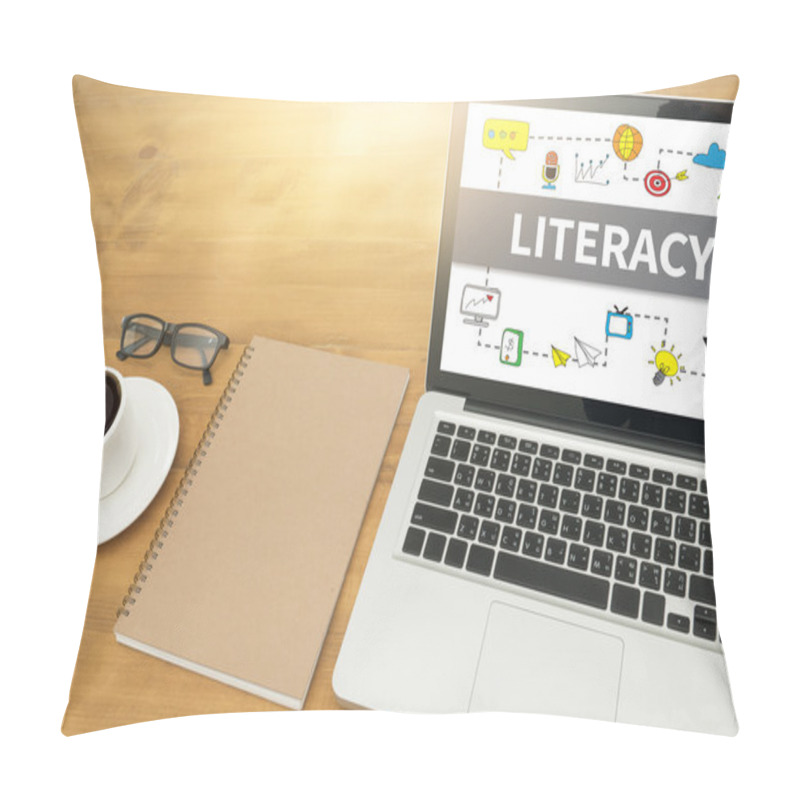 Personality  LITERACY Education School Financial Literacy To Education Pillow Covers