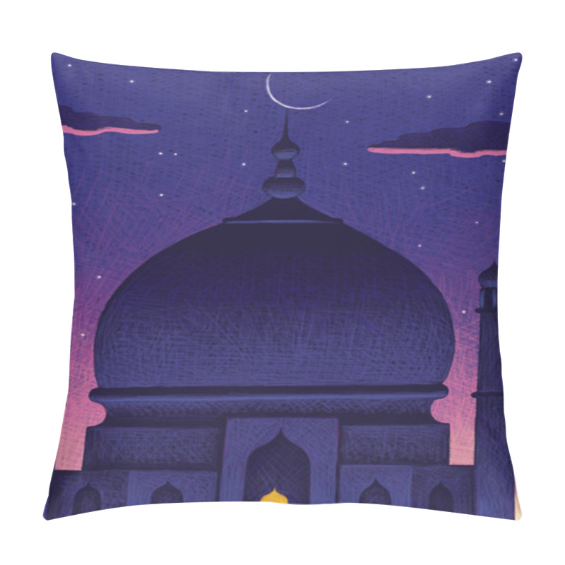 Personality  Illustration Of Ramadan Pillow Covers