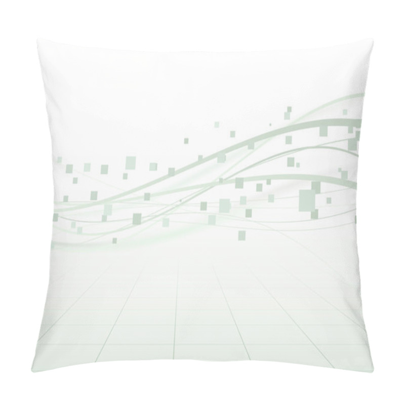 Personality  Geometrical Particle Wind Background Template Pillow Covers