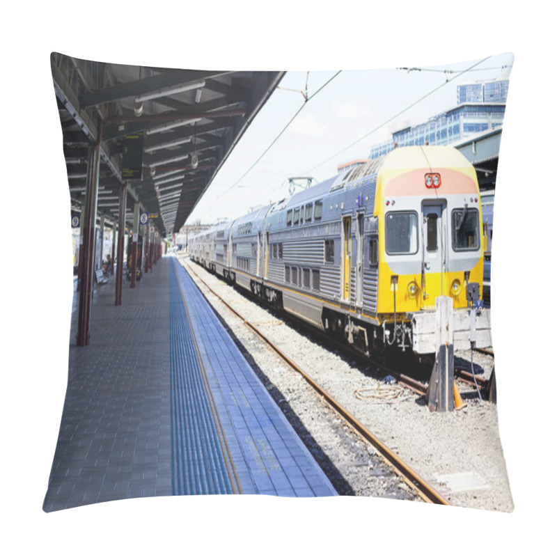 Personality  Train Station At Sydney Pillow Covers