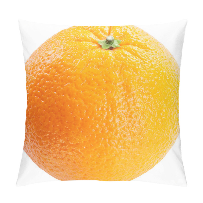 Personality  Orange On A White Background. Pillow Covers