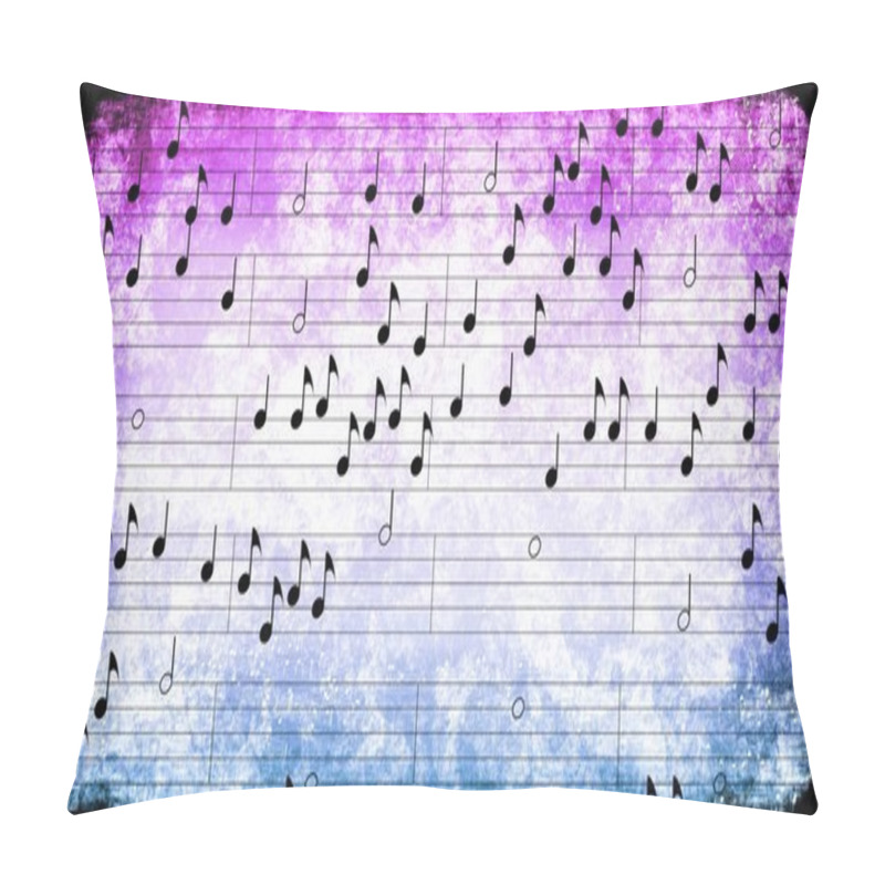 Personality  Music Background Concept Art Pillow Covers