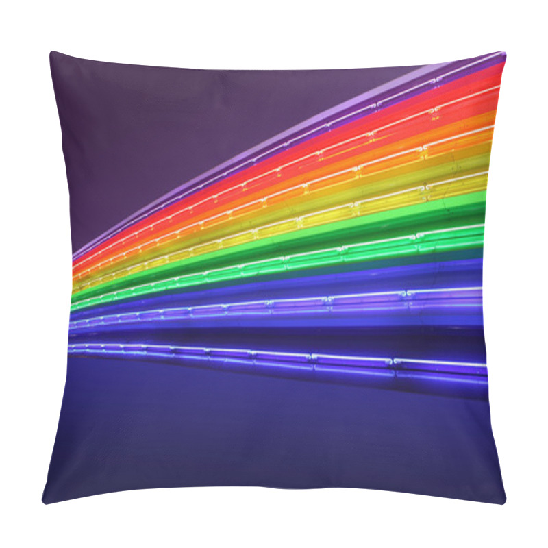 Personality  Rainbow Neon Pillow Covers