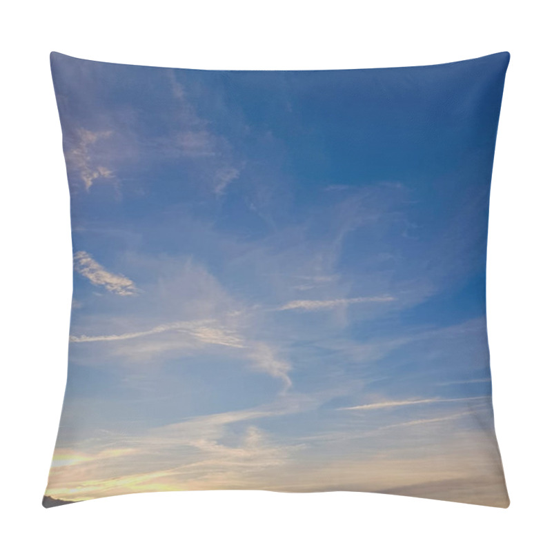 Personality  Vibrant Cloudscape, Where Fluffy Formations Dance Across The Sky. The Sunlight Reflects Off The Soft, Billowy Clouds, Creating A Stunning Interplay Of Light And Shadow That Enhances The Vivid Colors. Pillow Covers