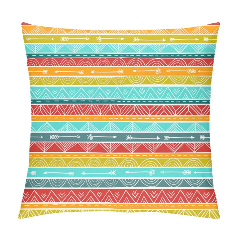 Personality  Hand Drawn Tribal Pattern - Illustration Pillow Covers