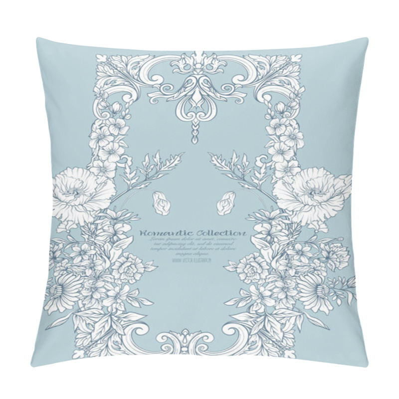 Personality  Summer Flowers: Poppy, Daffodil, Anemone, Violet, In Botanical S Pillow Covers