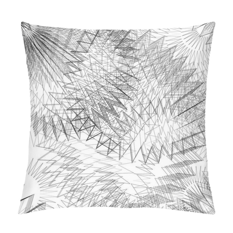 Personality  Random Irregular Shapes Pattern Pillow Covers