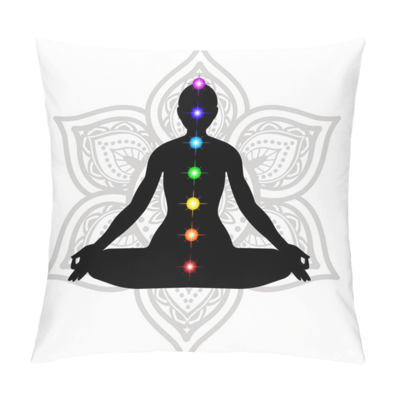 Personality  Serenity And Yoga Practicing, Meditation Pillow Covers