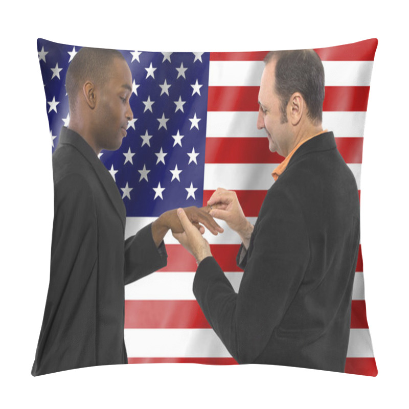 Personality  Sex Gay Couple Legally Married Pillow Covers