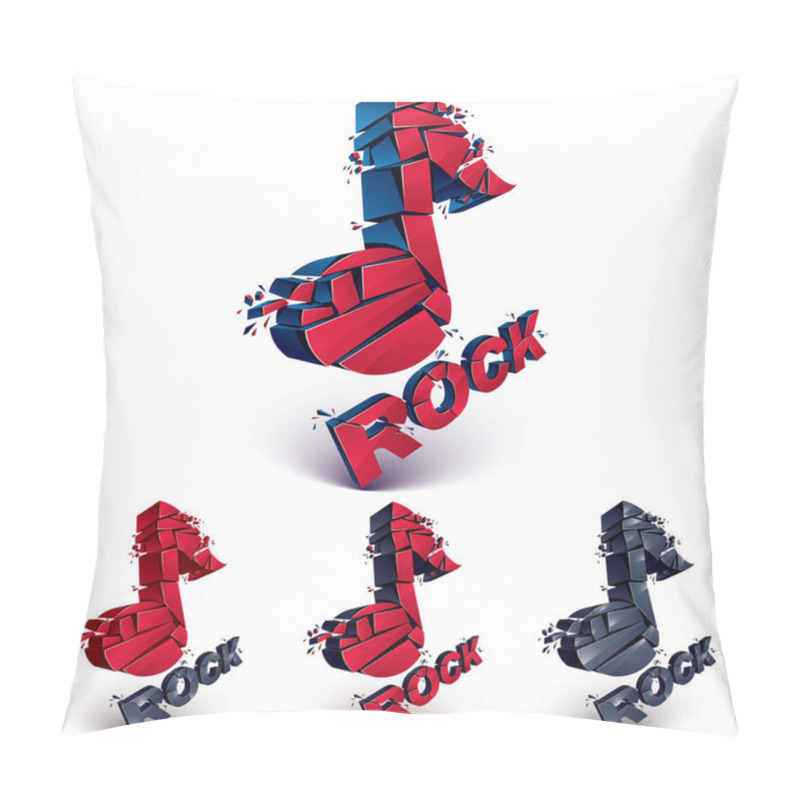 Personality  Rock Music Theme Pillow Covers