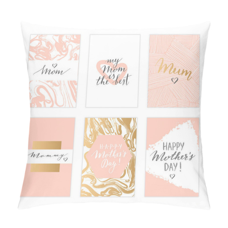 Personality  Mother's Day Cards. Pillow Covers