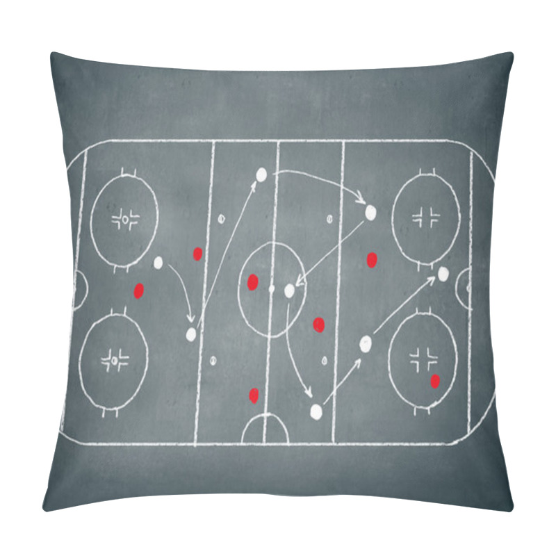 Personality  Hockey Strategy Plan Pillow Covers