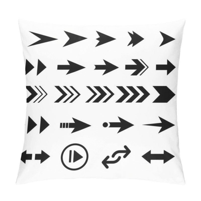 Personality  Arrow Set Vector Design Vector Illustrations  Pillow Covers