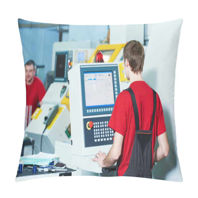 Personality  Worker At Tool Workshop Pillow Covers