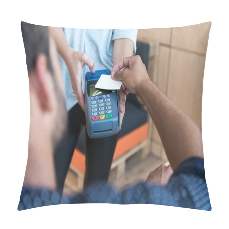 Personality  Payment By Credit Card And Terminal Pillow Covers