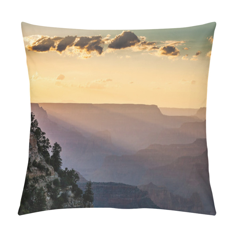 Personality  Grand Canyon At Sunset Views From Yaki Point Pillow Covers