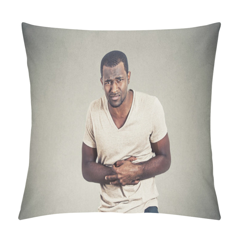 Personality  Man With Stomach Pain  Pillow Covers