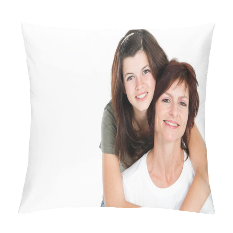 Personality  Happy Mother And Teen Daughter Pillow Covers