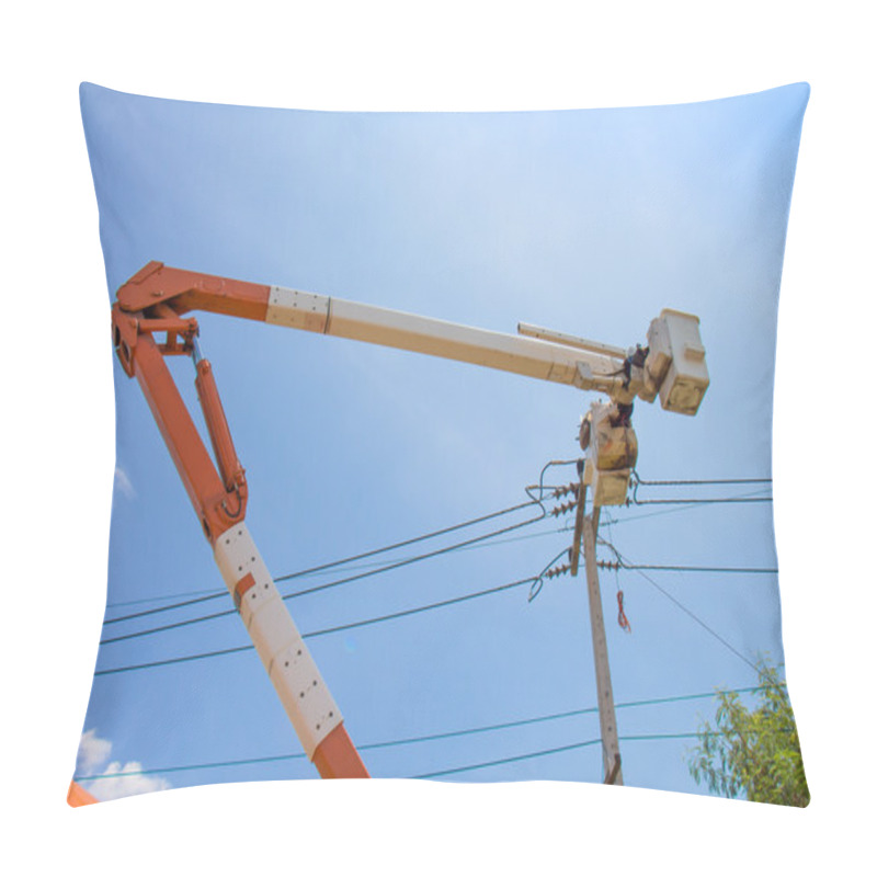 Personality  Maintenance Of Power Distribution System 22 Kv Pillow Covers